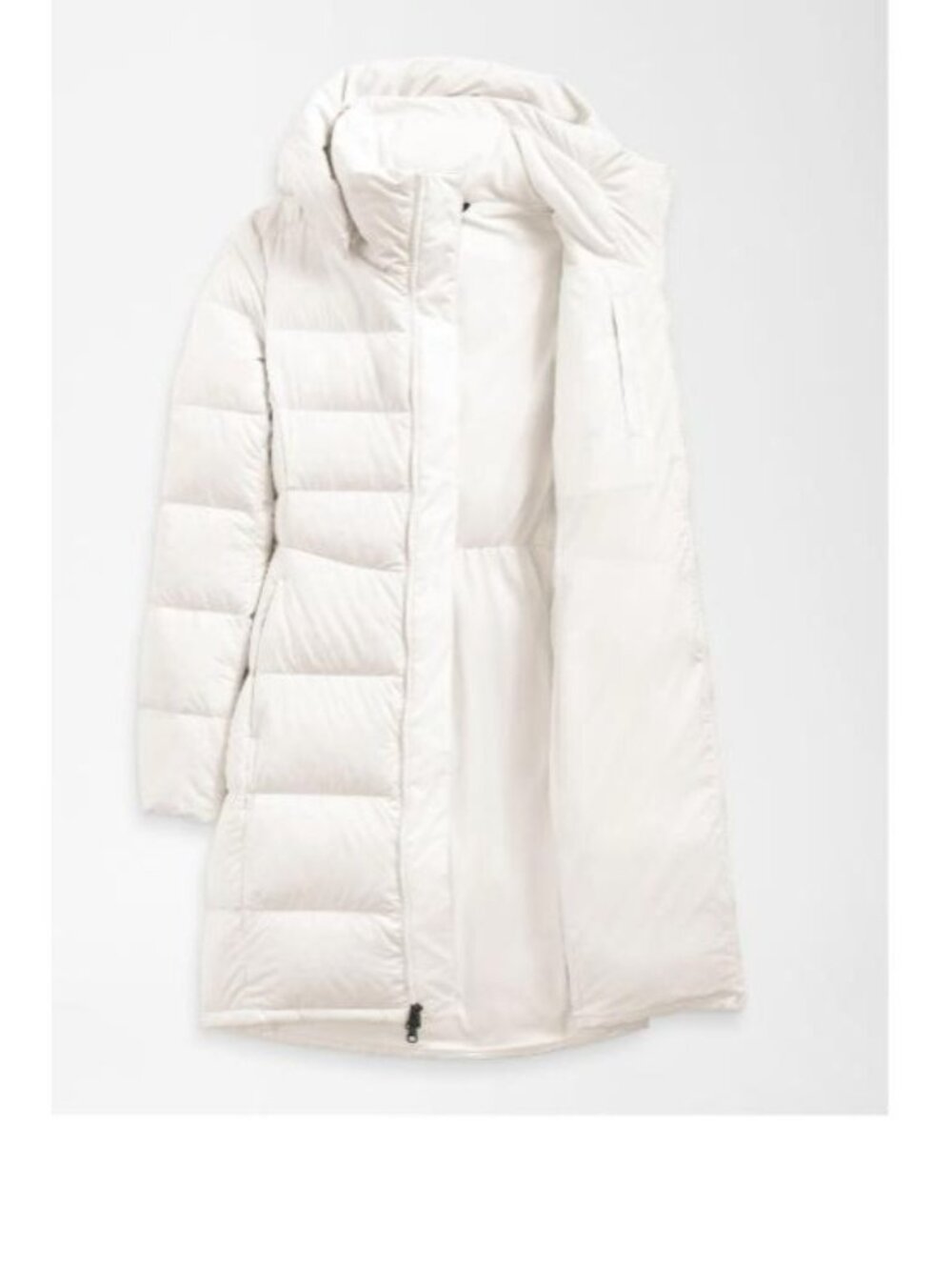 The North Face Metropolis Insulated Parka White Women's Small NEW with TAGS - Picture 6 of 8